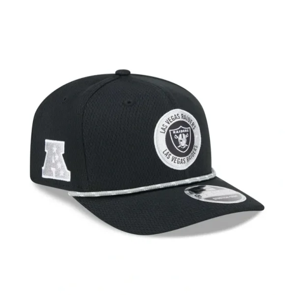 Flash Sale Las Vegas Raiders 2024 Sideline 9SEVENTY StretchSnap Hat - KTGCaps - Baseball caps for various teams, purchased online at a discount