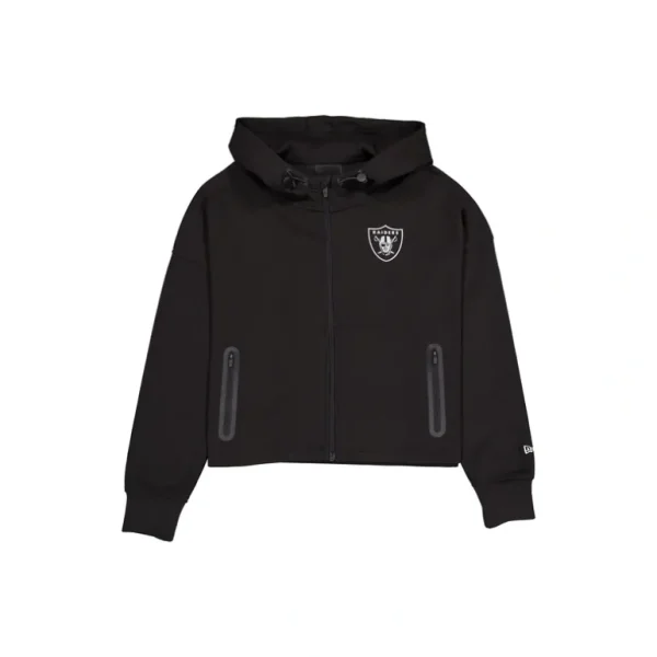 Fashion Las Vegas Raiders Active Womens FullZip Hoodie - KTGCaps - Baseball caps for various teams, purchased online at a discount