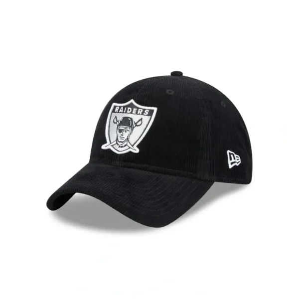 Clearance Las Vegas Raiders Corded 9TWENTY Adjustable Hat - KTGCaps - Baseball caps for various teams, purchased online at a discount