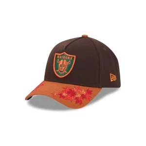 Fashion Las Vegas Raiders Fall Foliage 9FORTY AFrame Snapback Hat - KTGCaps - Baseball caps for various teams, purchased online at a discount