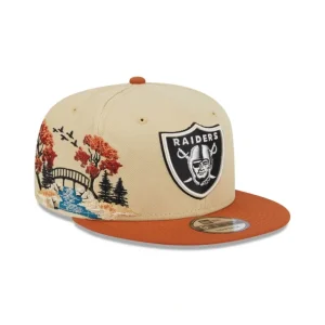 Fashion Las Vegas Raiders Fall Landscape 9FIFTY Snapback Hat - KTGCaps - Baseball caps for various teams, purchased online at a discount