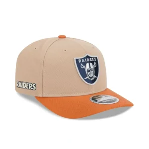 Fashion Las Vegas Raiders Sandy Rust 9SEVENTY Snapback Hat - KTGCaps - Baseball caps for various teams, purchased online at a discount