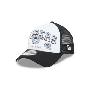 Hot Las Vegas Raiders Sport Classics 9FORTY AFrame Trucker Hat - KTGCaps - Baseball caps for various teams, purchased online at a discount