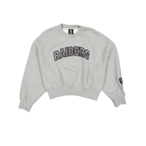 Clearance Las Vegas Raiders Sport Classics Womens Crewneck - KTGCaps - Baseball caps for various teams, purchased online at a discount
