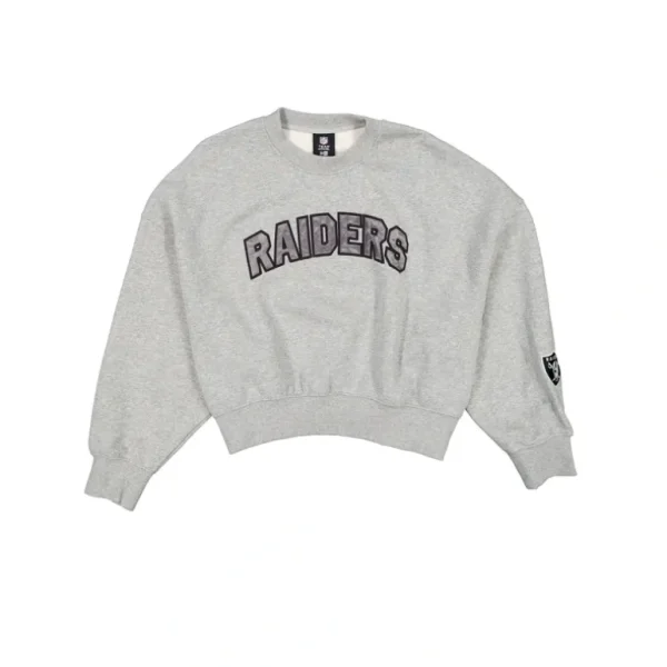Clearance Las Vegas Raiders Sport Classics Womens Crewneck - KTGCaps - Baseball caps for various teams, purchased online at a discount