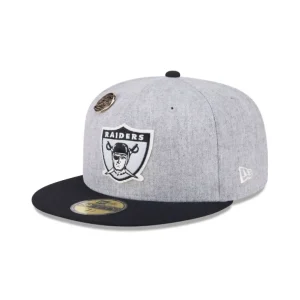 Online Las Vegas Raiders 70th Anniversary Gray 59FIFTY Fitted Hat - KTGCaps - Baseball caps for various teams, purchased online at a discount
