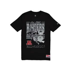 Fashion Las Vegas Raiders Throwback Distress TShirt - KTGCaps - Baseball caps for various teams, purchased online at a discount