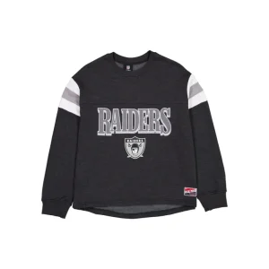 Clearance Las Vegas Raiders Throwback Womens Crewneck - KTGCaps - Baseball caps for various teams, purchased online at a discount