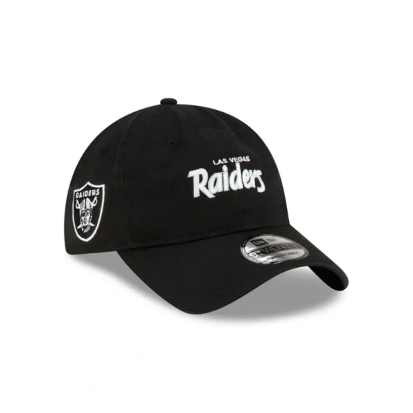 Online Las Vegas Raiders Washed Script 9TWENTY Adjustable Hat - KTGCaps - Baseball caps for various teams, purchased online at a discount