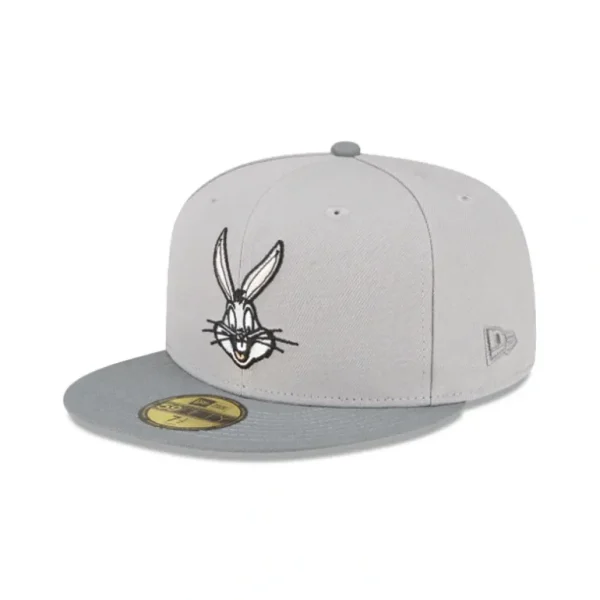 Clearance Looney Tunes Bugs Bunny Alt 59FIFTY Fitted Hat - KTGCaps - Baseball caps for various teams, purchased online at a discount