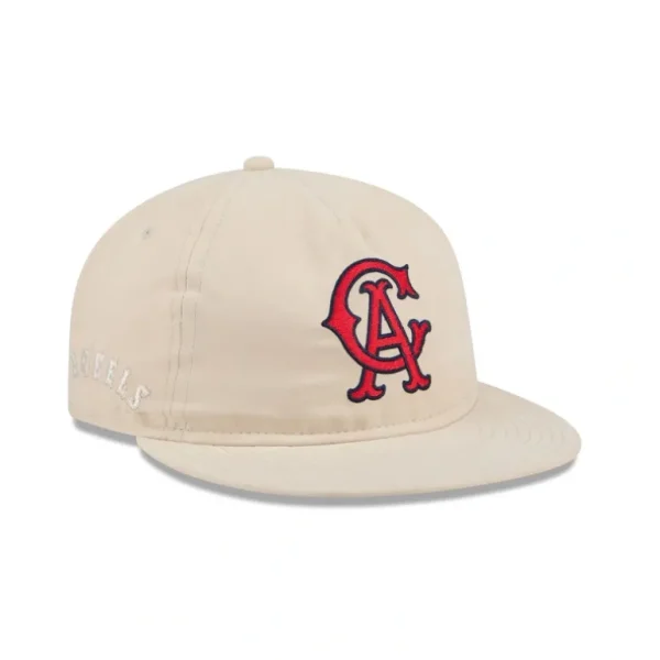 Hot Los Angeles Angels Brushed Nylon Retro Crown 9FIFTY Adjustable Hat - KTGCaps - Baseball caps for various teams, purchased online at a discount
