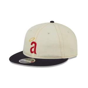 Clearance Los Angeles Angels Chrome Denim Retro Crown 9FIFTY Adjustable Hat - KTGCaps - Baseball caps for various teams, purchased online at a discount