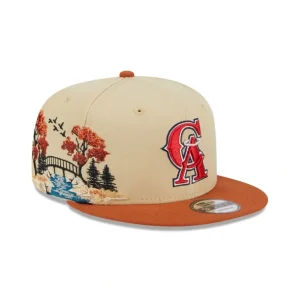 Fashion Los Angeles Angels Fall Landscape 9FIFTY Snapback Hat - KTGCaps - Baseball caps for various teams, purchased online at a discount
