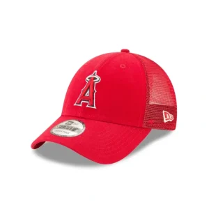 Clearance Los Angeles Angels 9FORTY Trucker Hat - KTGCaps - Baseball caps for various teams, purchased online at a discount