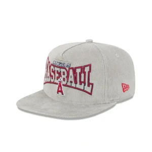 Clearance Los Angeles Angels Gray Cord Golfer Hat - KTGCaps - Baseball caps for various teams, purchased online at a discount