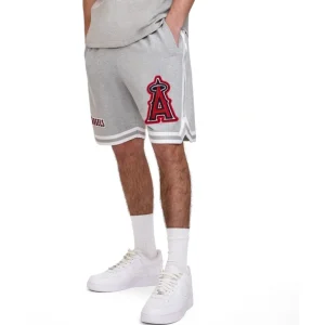 Clearance Los Angeles Angels Gray Logo Select Shorts - KTGCaps - Baseball caps for various teams, purchased online at a discount