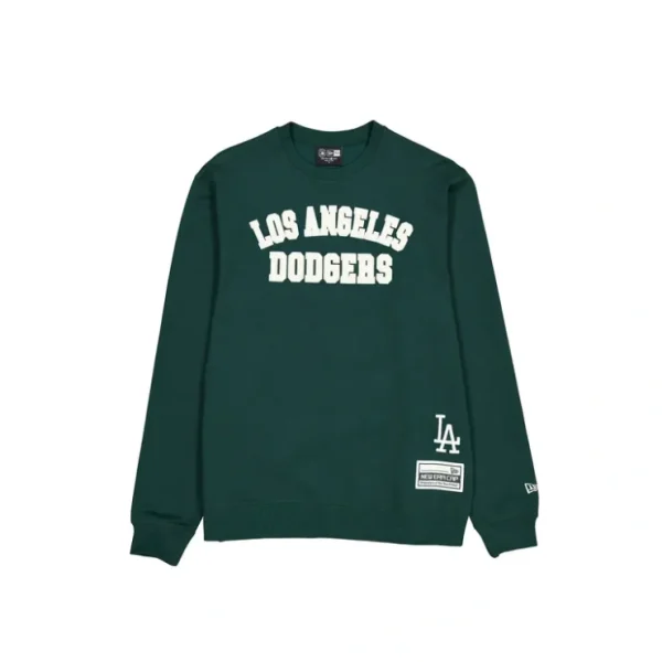 Caps* Los Angeles Dodgers Dark Green Logo Select Crewneck - KTGCaps - Baseball caps for various teams, purchased online at a discount