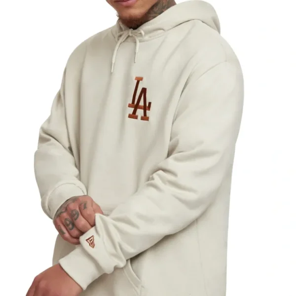 Caps* Los Angeles Dodgers Essential White Hoodie - KTGCaps - Baseball caps for various teams, purchased online at a discount