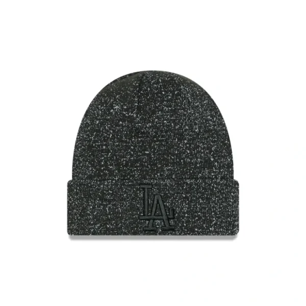 Caps* Los Angeles Dodgers Reflective Black Knit Beanie - KTGCaps - Baseball caps for various teams, purchased online at a discount