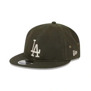 Caps* Los Angeles Dodgers Rifle Green Retro Crown 9FIFTY Adjustable Hat - KTGCaps - Baseball caps for various teams, purchased online at a discount