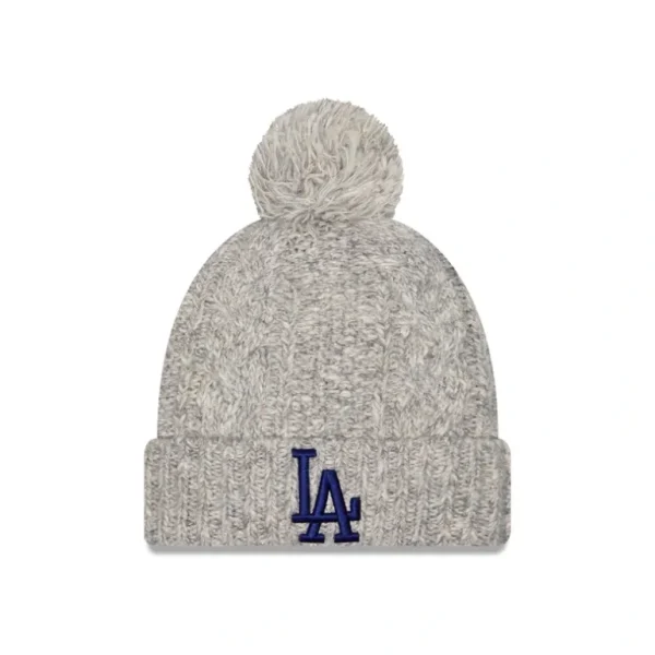 Fashion Los Angeles Dodgers Shimmer Pom Knit Hat - KTGCaps - Baseball caps for various teams, purchased online at a discount