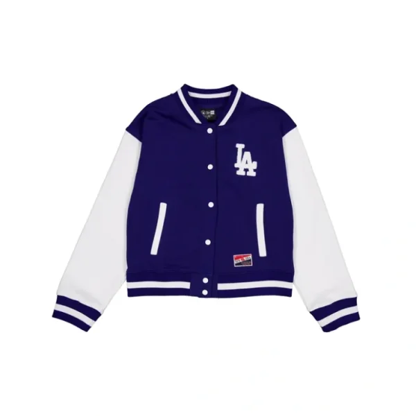 Caps* Los Angeles Dodgers Throwback Fleece Womens Jacket - KTGCaps - Baseball caps for various teams, purchased online at a discount