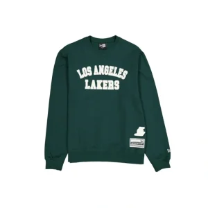 Caps* Los Angeles Lakers Dark Green Logo Select Crewneck - KTGCaps - Baseball caps for various teams, purchased online at a discount