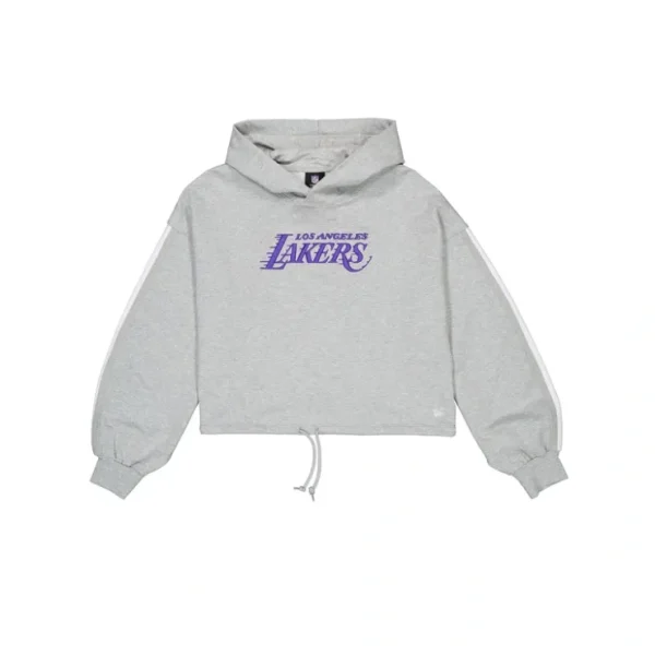 Caps* Los Angeles Lakers Gray Logo Select Womens Hoodie - KTGCaps - Baseball caps for various teams, purchased online at a discount