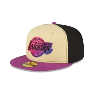 Caps* Los Angeles Lakers TriColor 59FIFTY Fitted Hat - KTGCaps - Baseball caps for various teams, purchased online at a discount