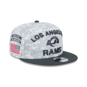 Caps* Los Angeles Rams 2024 Salute to Service 9FIFTY Snapback Hat - KTGCaps - Baseball caps for various teams, purchased online at a discount
