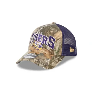 Discount LSU Tigers Active 9FORTY AFrame Trucker Hat - KTGCaps - Baseball caps for various teams, purchased online at a discount