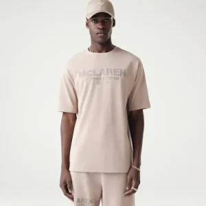 Caps* McLaren Formula 1 Team Washed Taupe TShirt - KTGCaps - Baseball caps for various teams, purchased online at a discount