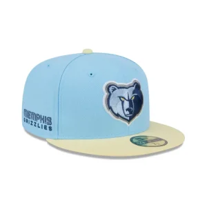 Clearance Memphis Grizzlies Doscientos Blue 59FIFTY Fitted Hat - KTGCaps - Baseball caps for various teams, purchased online at a discount