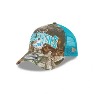 Caps* Miami Dolphins Active 9FORTY AFrame Trucker Hat - KTGCaps - Baseball caps for various teams, purchased online at a discount