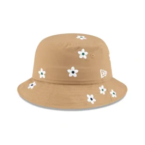 Fashion New Era Cap Floral Khaki Bucket Hat - KTGCaps - Baseball caps for various teams, purchased online at a discount