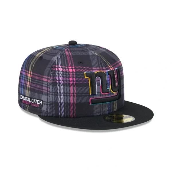 Discount New York Giants 2024 Crucial Catch 59FIFTY Fitted Hat - KTGCaps - Baseball caps for various teams, purchased online at a discount