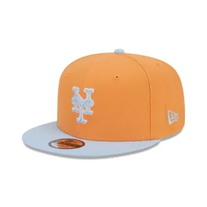 Hot New York Mets Color Pack Orange Glaze 9FIFTY Snapback Hat - KTGCaps - Baseball caps for various teams, purchased online at a discount