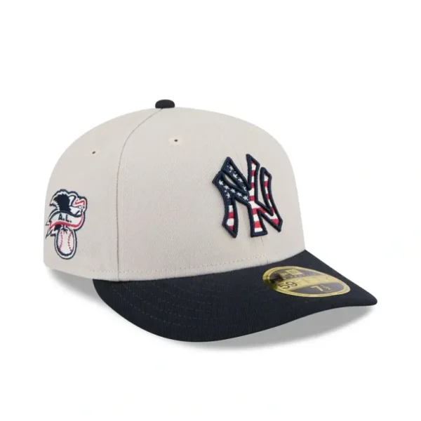Fashion New York Yankees Independence Day 2024 Low Profile 59FIFTY Fitted Hat - KTGCaps - Baseball caps for various teams, purchased online at a discount