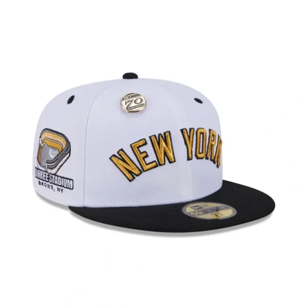 Best Sale New York Yankees 70th Anniversary 59FIFTY Fitted Hat - KTGCaps - Baseball caps for various teams, purchased online at a discount