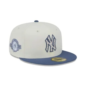 Fashion New York Yankees Wavy Chainstitch 59FIFTY Fitted Hat - KTGCaps - Baseball caps for various teams, purchased online at a discount
