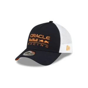 Flash Sale 2024 Oracle Red Bull Racing 9FORTY AFrame Trucker Hat - KTGCaps - Baseball caps for various teams, purchased online at a discount
