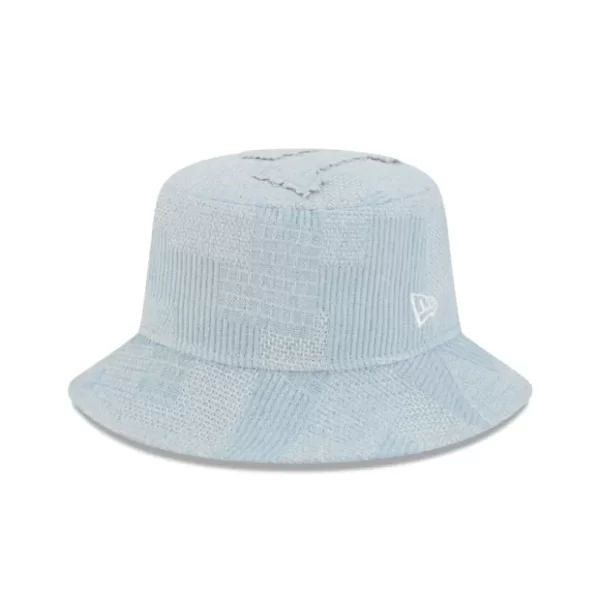 Caps* Los Angeles Dodgers Patch Denim Bucket Hat - KTGCaps - Baseball caps for various teams, purchased online at a discount
