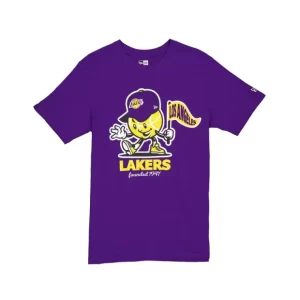 Caps* Los Angeles Lakers Court Sport Purple TShirt - KTGCaps - Baseball caps for various teams, purchased online at a discount