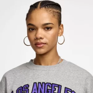 Caps* Los Angeles Lakers Sport Classics Womens Crewneck - KTGCaps - Baseball caps for various teams, purchased online at a discount