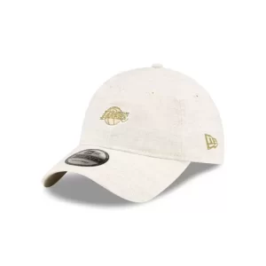 Caps* Los Angeles Lakers White Hemp 9TWENTY Adjustable Hat - KTGCaps - Baseball caps for various teams, purchased online at a discount
