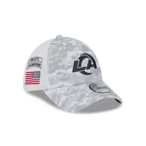 Caps* Los Angeles Rams 2024 Salute to Service 39THIRTY Stretch Fit Hat - KTGCaps - Baseball caps for various teams, purchased online at a discount